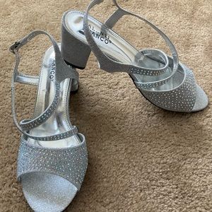 Silver Evening Shoes